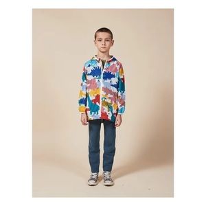 Bobo Choses || Dino All Over Packable Rain Jacket || Size 10/11 || New With Tags